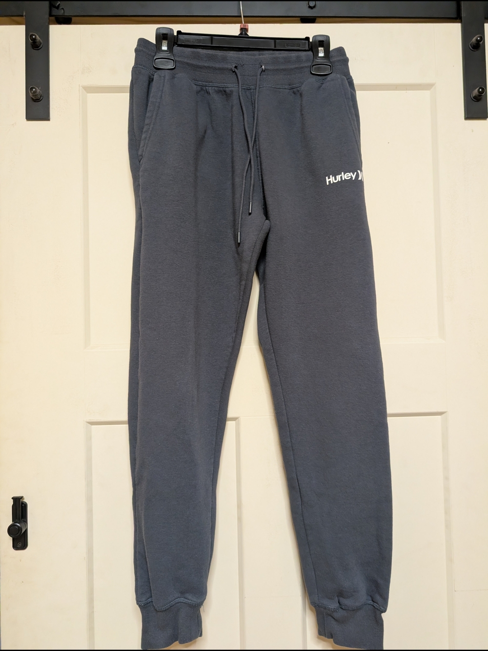 Hurley Men's Charcoal Gray Sweatpants - Comfortable Jogger Pants